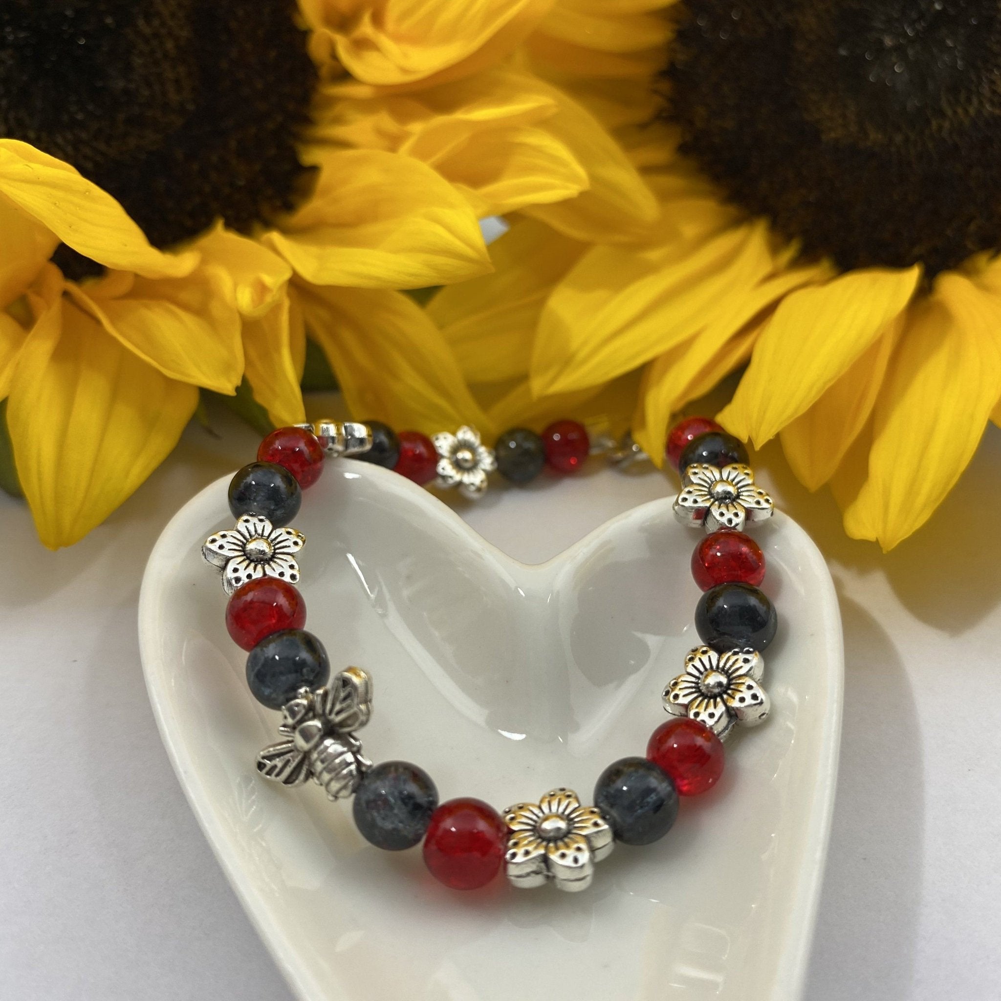 Bee The Light Bracelet - You choose size and colors! - Bee The Light