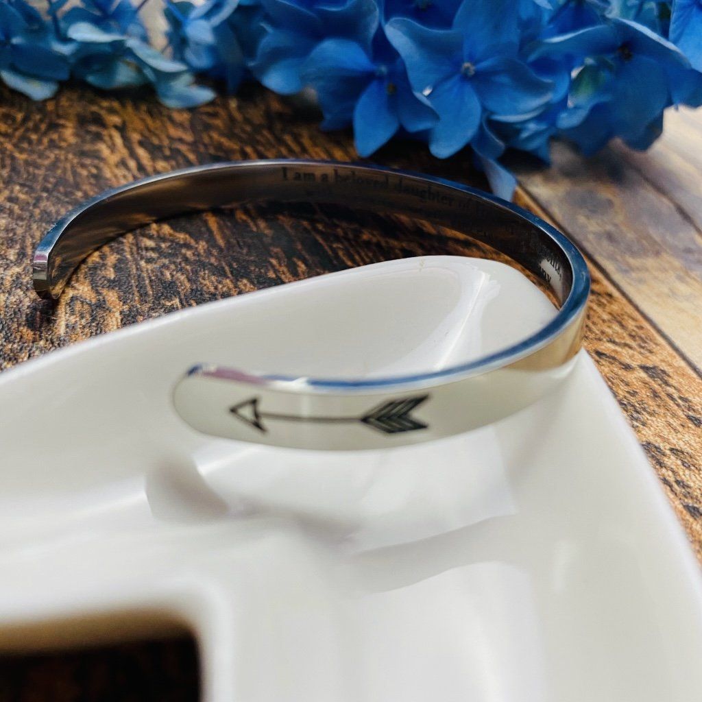 Beloved Daughter of Heavenly Parents Cuff Bracelet - Bee The Light