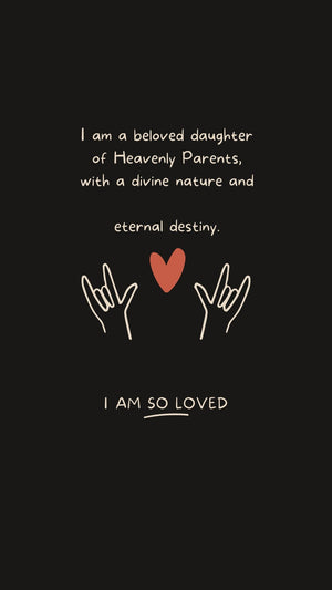 Beloved Daughter of Heavenly Parents Phone Wallpaper - Bee The Light