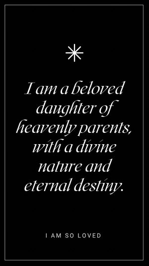 Beloved Daughter of Heavenly Parents Phone Wallpaper - Bee The Light