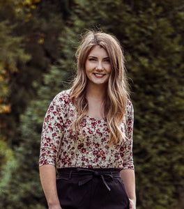 Brynlee Floral Top - Bee The Light