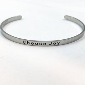 “Choose Joy” Cuff Bracelet - Bee The Light
