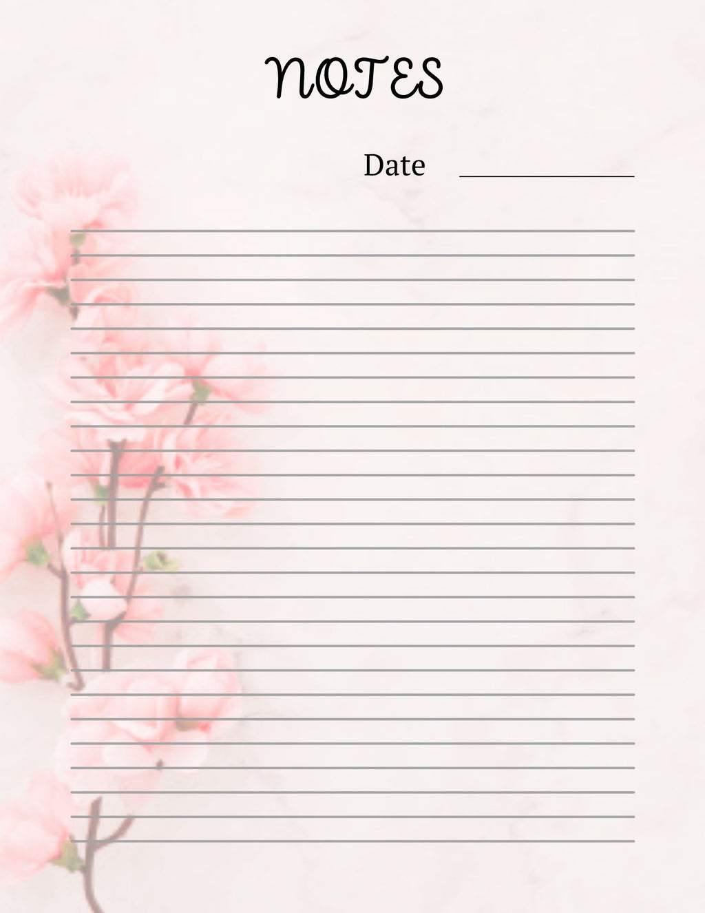 FREE DOWNLOAD! NOTES OR LETTER PAPER - Bee The Light