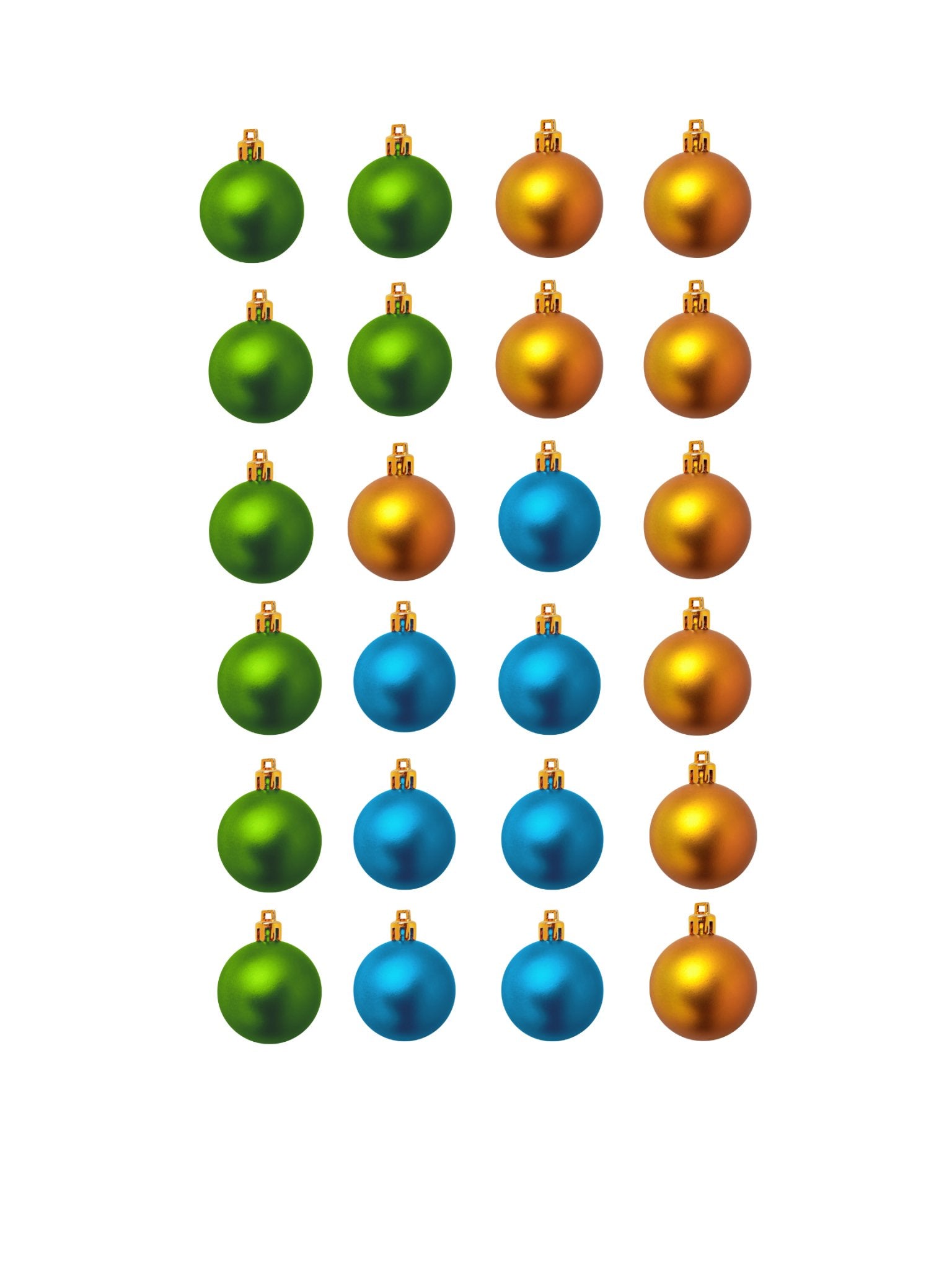 Free Missionary Christmas Tree Poster Printable with ornaments - Bee The Light