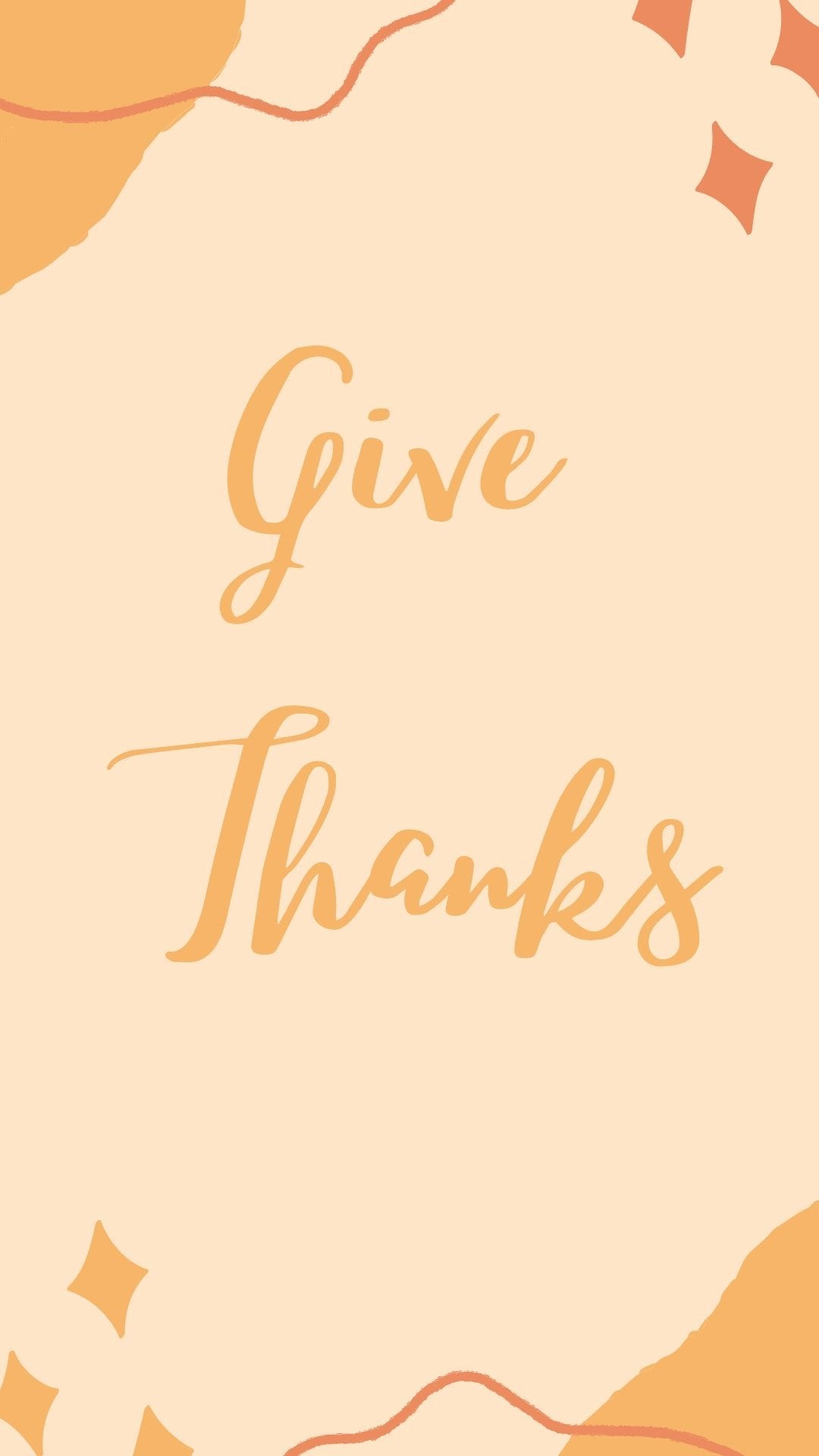 Give Thanks Phone Wallpapers - Bee The Light
