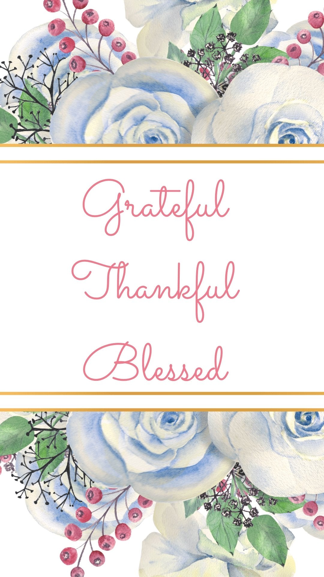 Grateful, Thankful, Blessed Phone Wallpapers - Bee The Light
