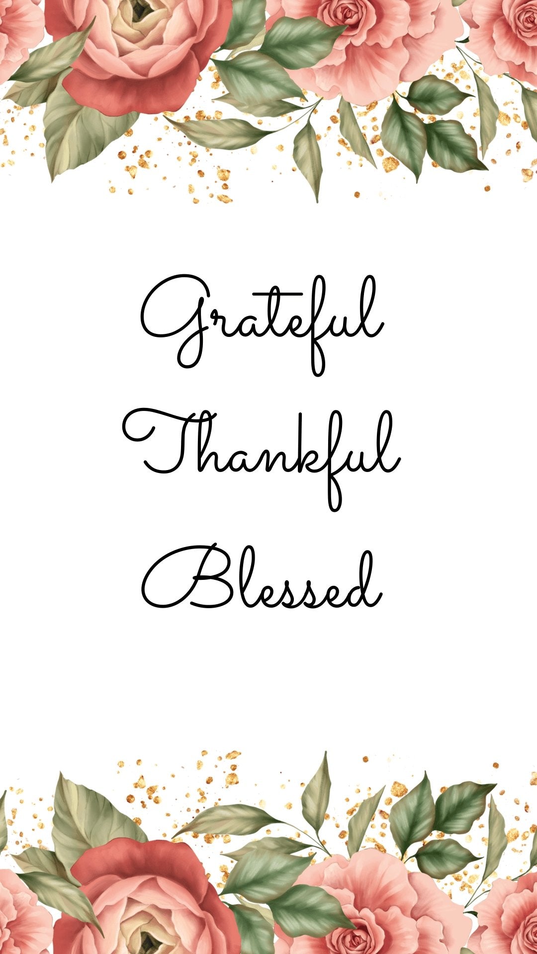 Grateful, Thankful, Blessed Phone Wallpapers - Bee The Light