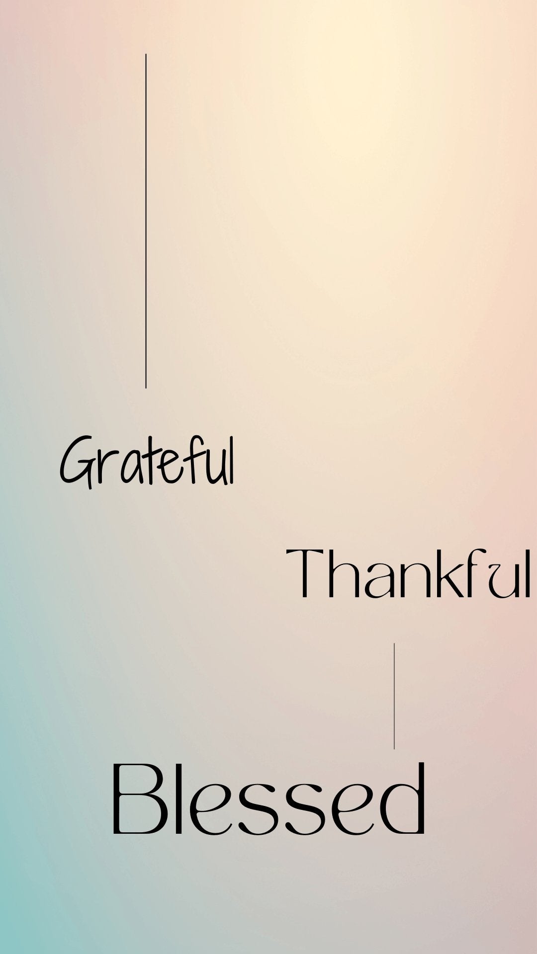 Grateful, Thankful, Blessed Phone Wallpapers - Bee The Light