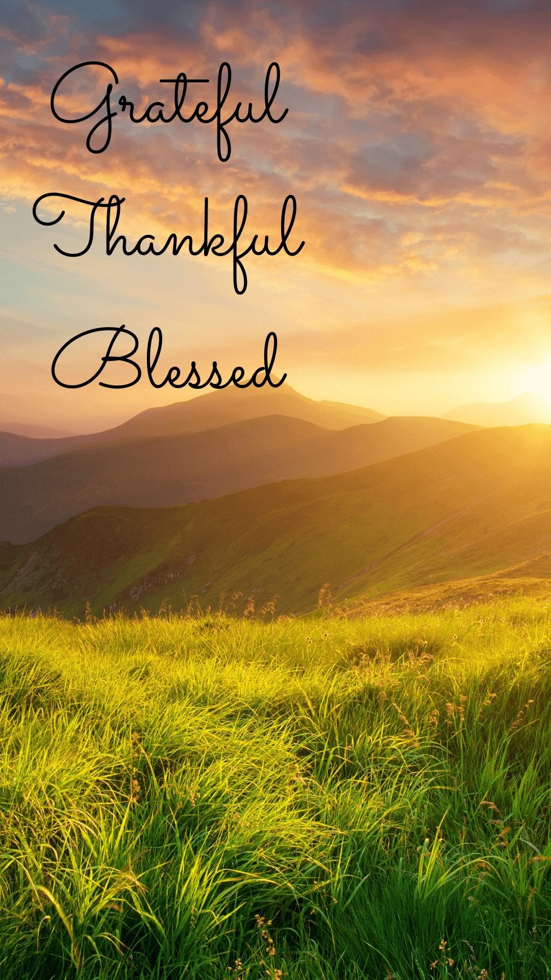 Grateful, Thankful, Blessed Phone Wallpapers - Bee The Light