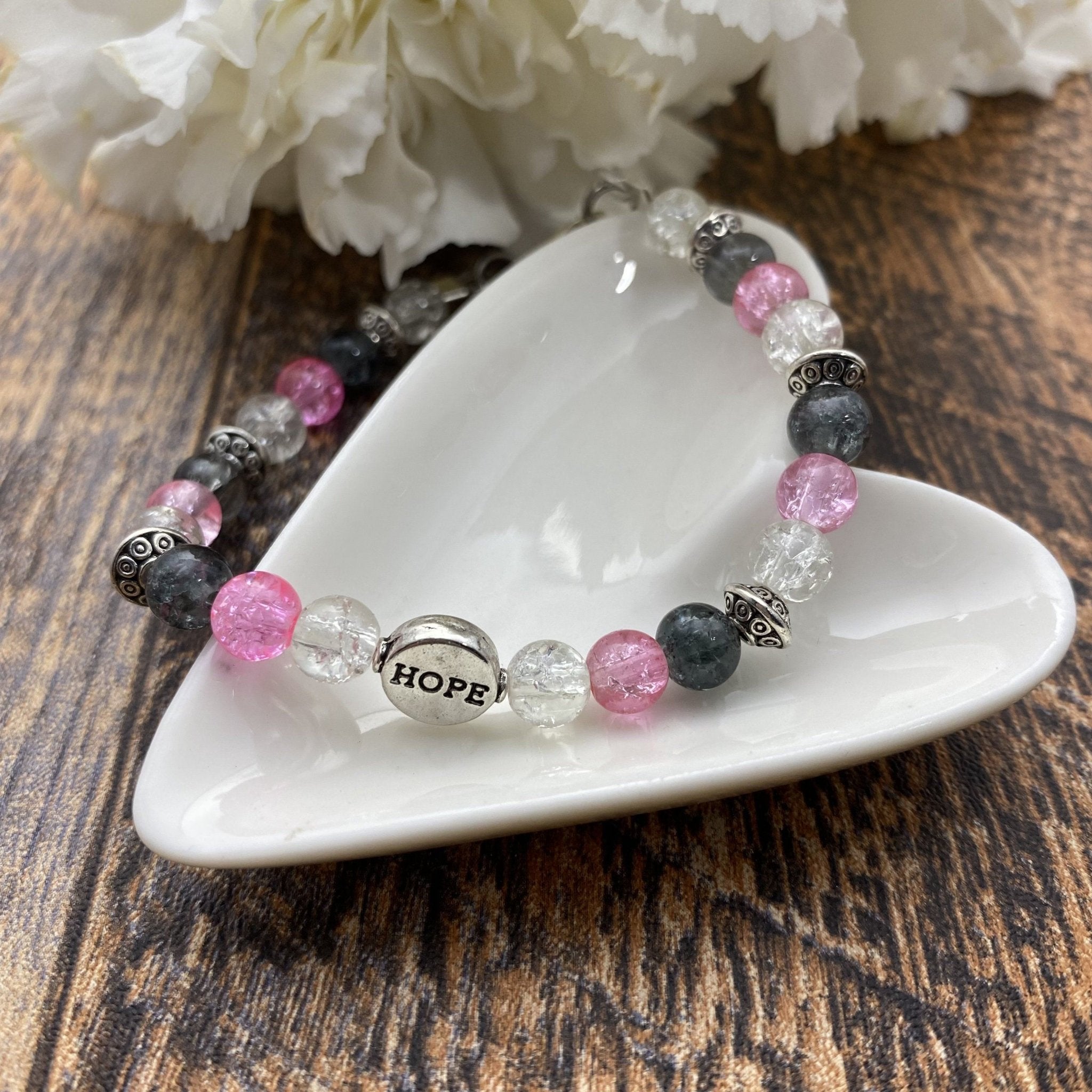 Hope bracelet - You choose size and colors! - Bee The Light