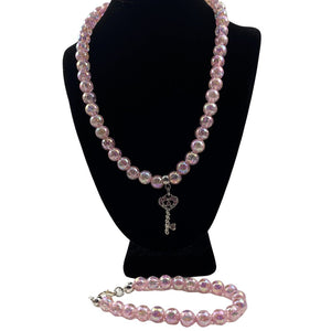 “Keys to the kingdom” little girls necklace & bracelet set - Bee The Light
