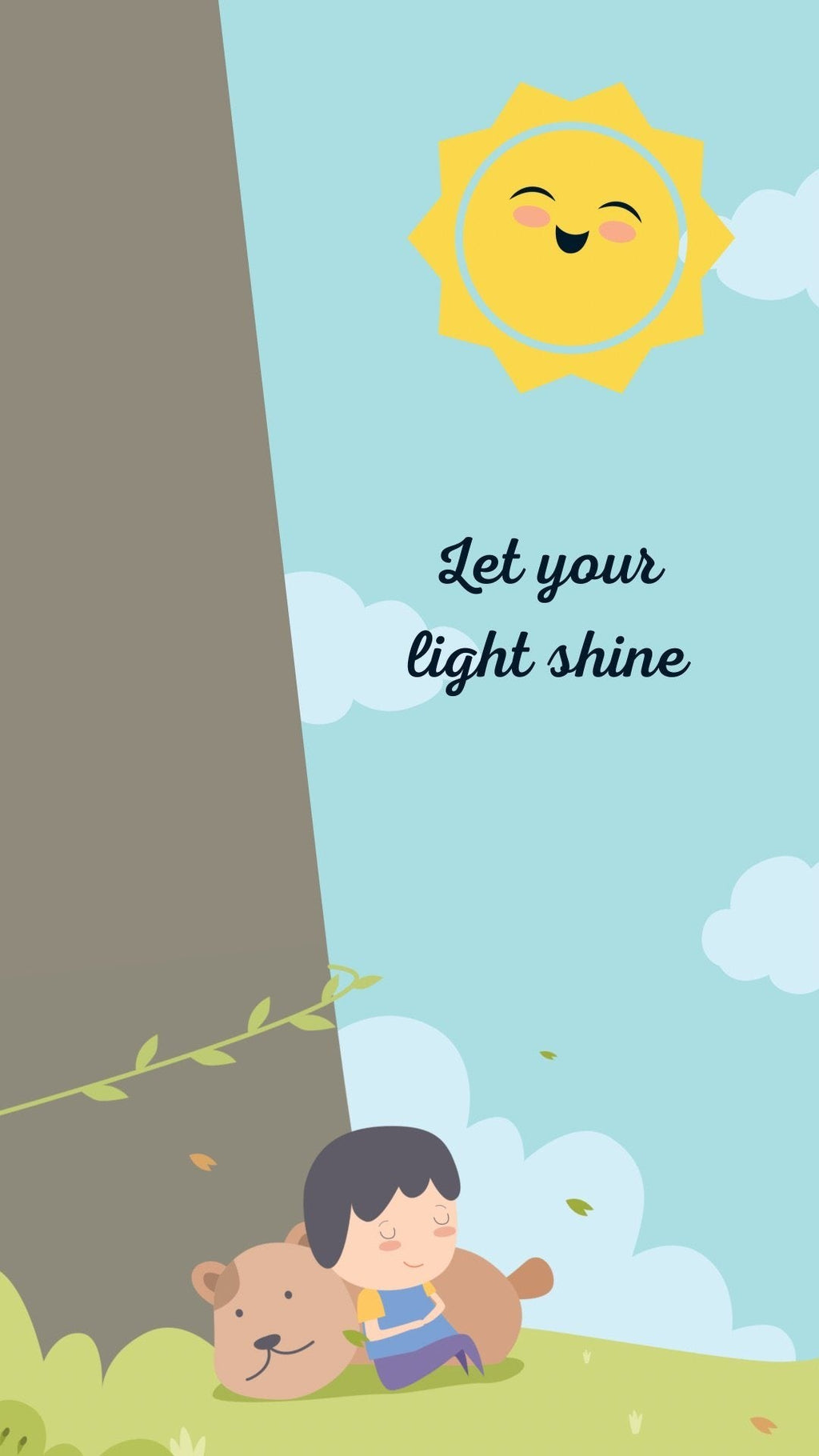 Shine your light phone wallpaper - Bee The Light