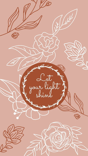 Shine your light phone wallpaper - Bee The Light