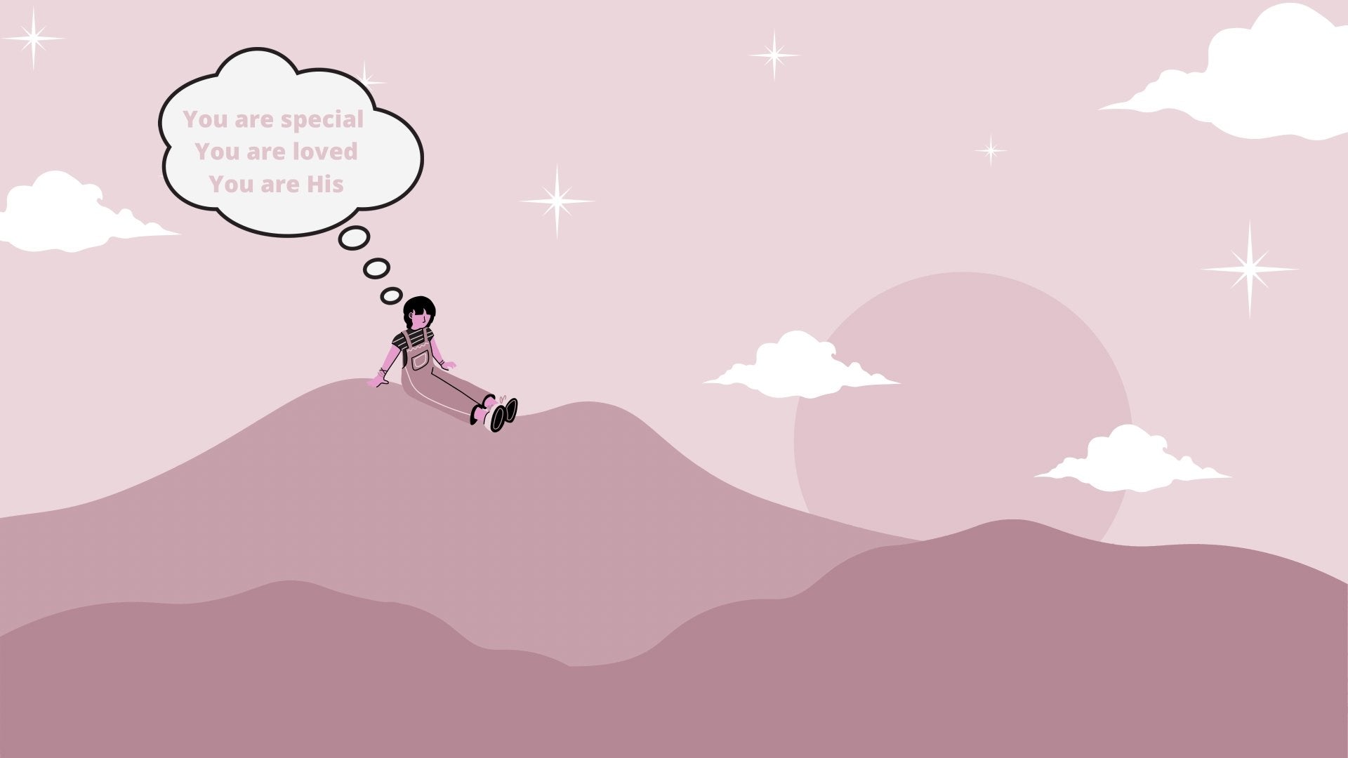 You are special. You are loved. You are His. Desktop wallpapers - Bee The Light